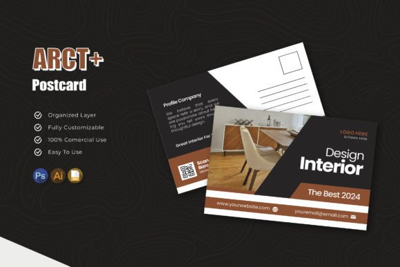 ARCT- Postcard: A Versatile Design Template