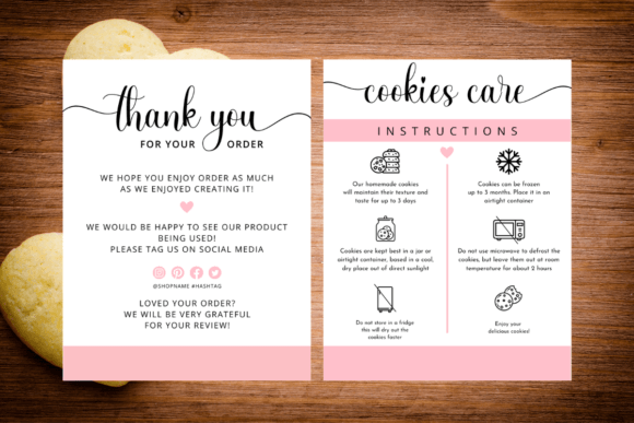 Cookie Care Card Template