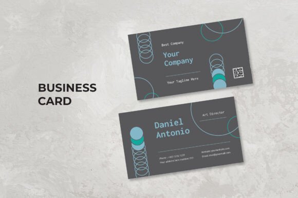 Dark Spiral Theme Business Card: Elevate Your Professional Identity with Modern Design