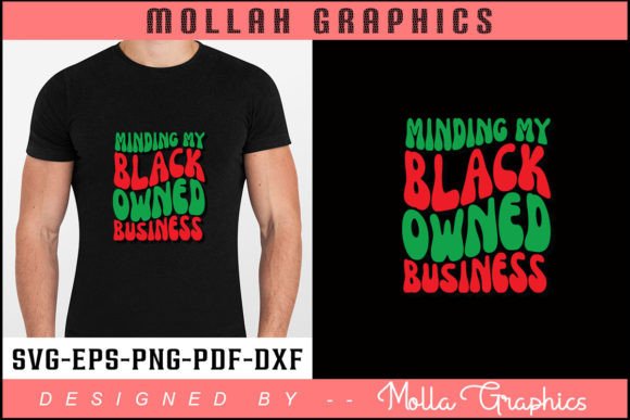 Elevating Brand Identity with the MINDING MY BLACK OWNED BUSINESS GROOVY Design Collection
