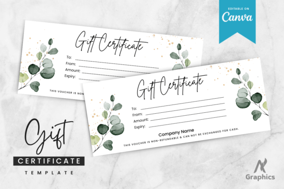 Floral Gift Certificate Template