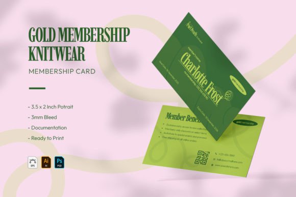 Gold Membership Knitwear Membership Card