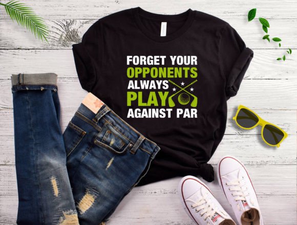 Golf T-Shirt Design Vector Graphic