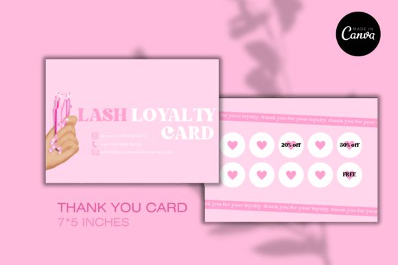 Loyalty Card Lash Tech, Hairstylist