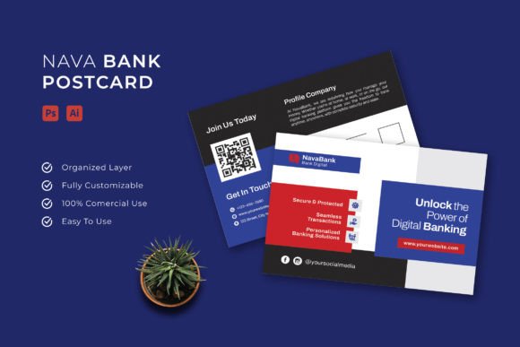 Nava Bank - Postcard: Elevate Your Brand Identity