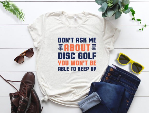 Professional Disc Golf T-Shirt Design Vector Resources