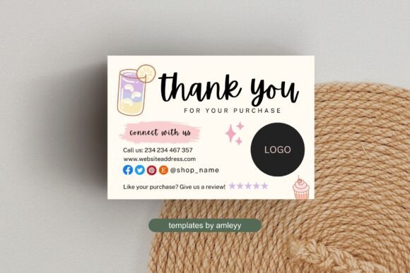 Simple Editable Thank You Card: Elevate Your Gratitude with Professional Design