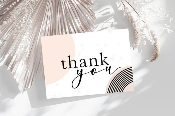 Thank You Card Template, Editable: Streamlining Personal and Business Gratitude